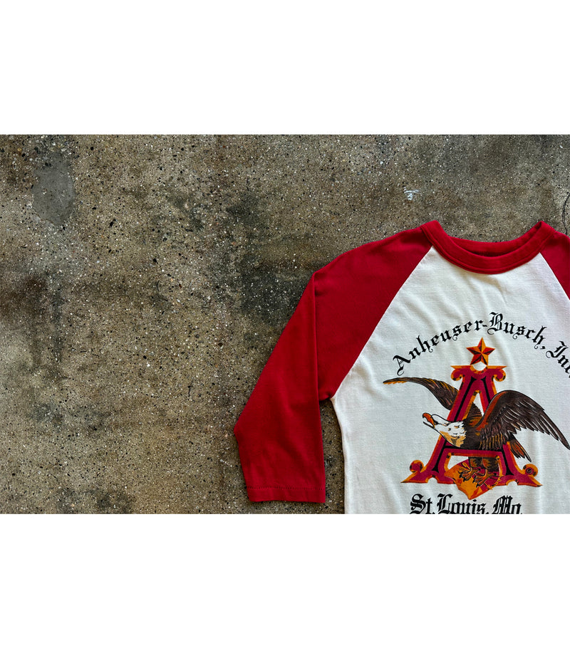 90's Vintage Anheuser-Busch Baseball T-Shirt