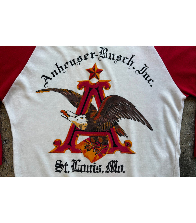 90's Vintage Anheuser-Busch Baseball T-Shirt