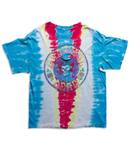 Vintage Grateful Dead Skull And Roses Tie Dye T-Shirt