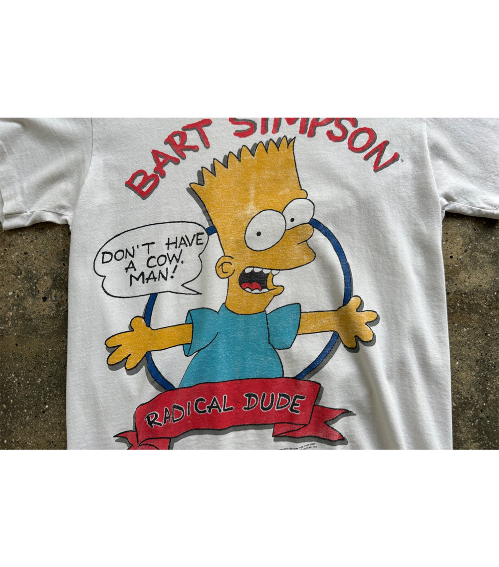 割引済！XL USA製 80's/1989 THE SIMPSONS Tシャツ 古着 80s USA製 The Simpsons シンプソンズ ファミリー Tシャツ