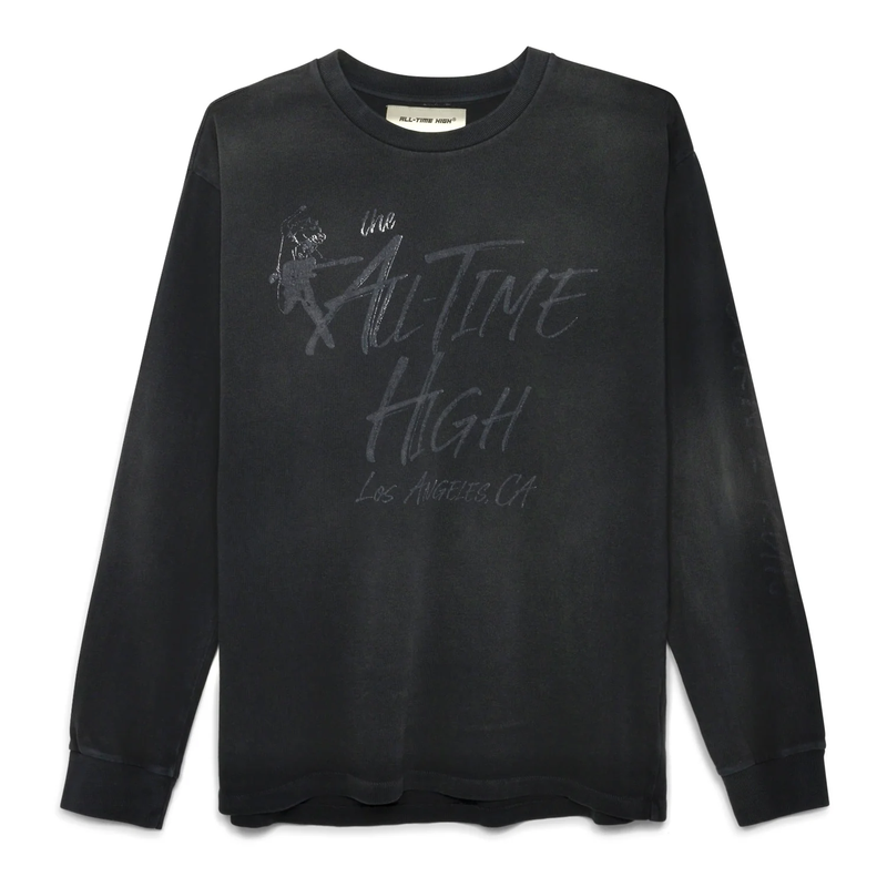 Born To Run L/S Shirt - Vintage Black