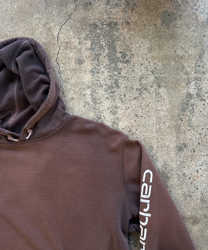 00's Vintage Carhartt - Brown Hoodie