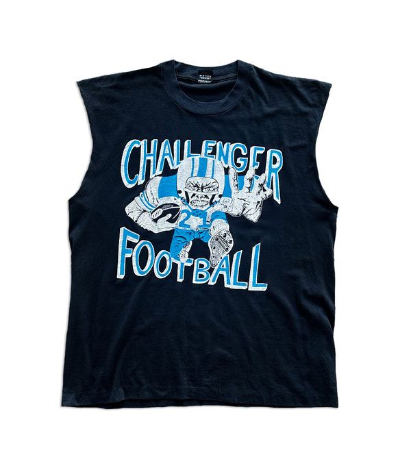 90's Vintage Challenger Football Sleeveless T-Shirt
