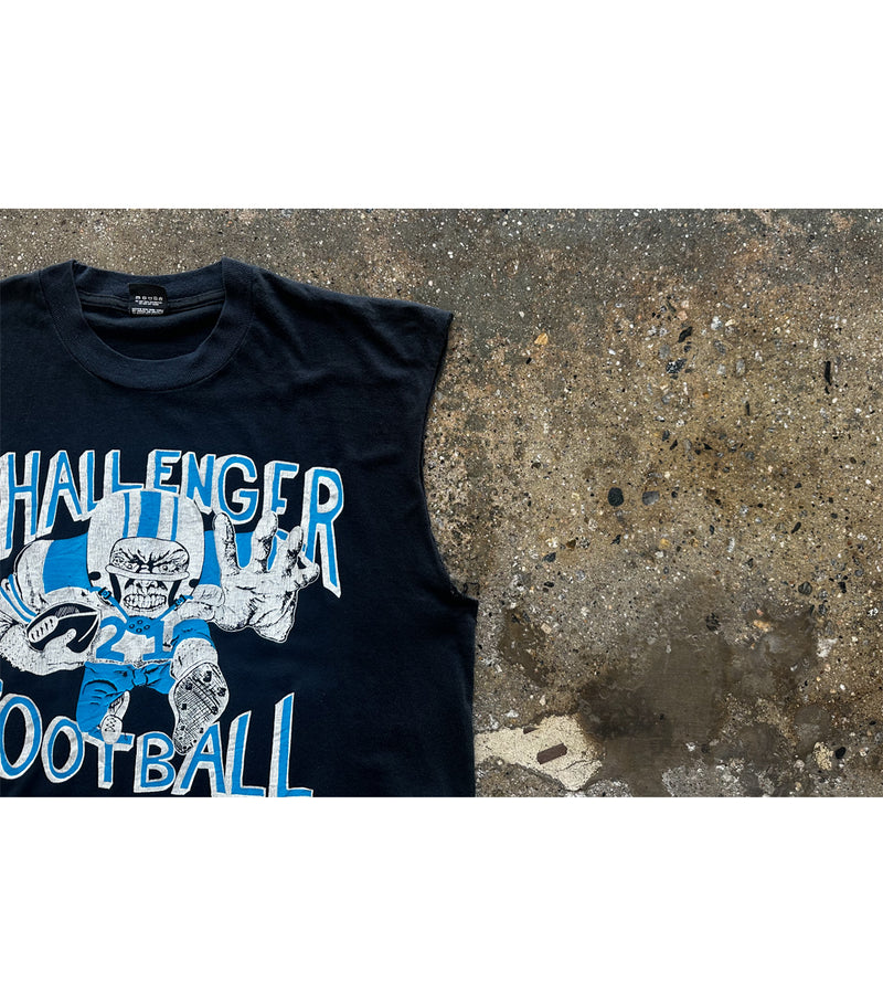 90's Vintage Challenger Football Sleeveless T-Shirt