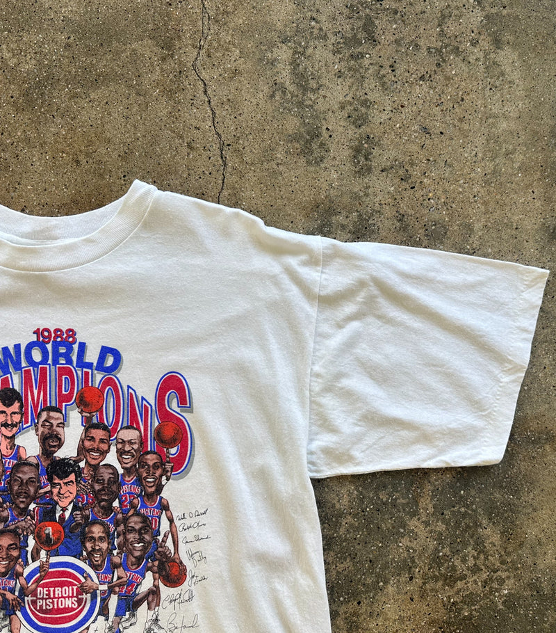 1988 Vintage Detroit Pistons - World Champions T-Shirt
