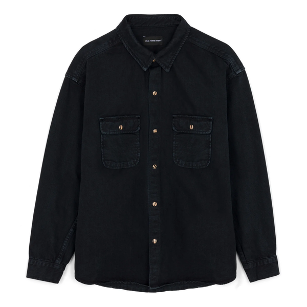 Ellis Denim Shirt - Washed Onyx