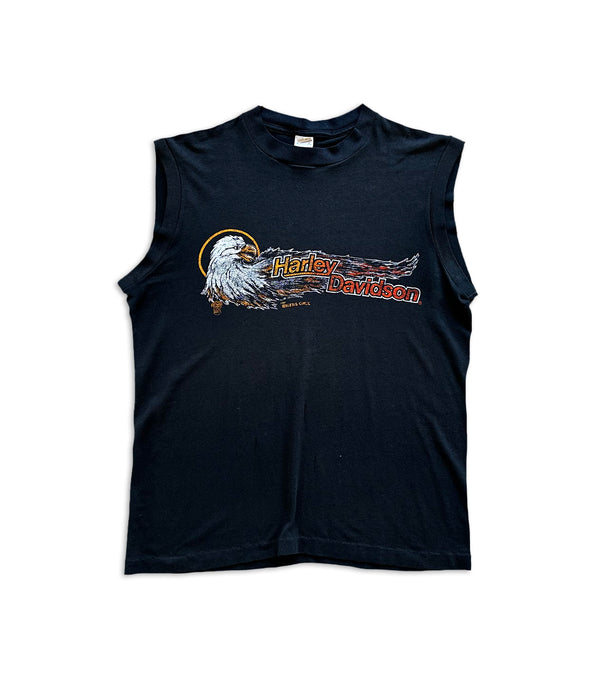 90's Vintage Harley Davidson - Deal In Wheels Sleeveless T-Shirt
