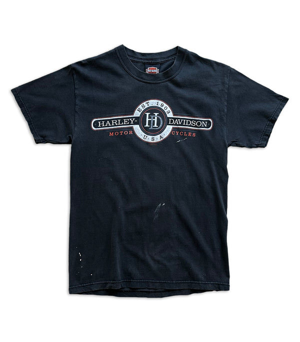 00's Vintage Harley Davidson - World Shop T-Shirt