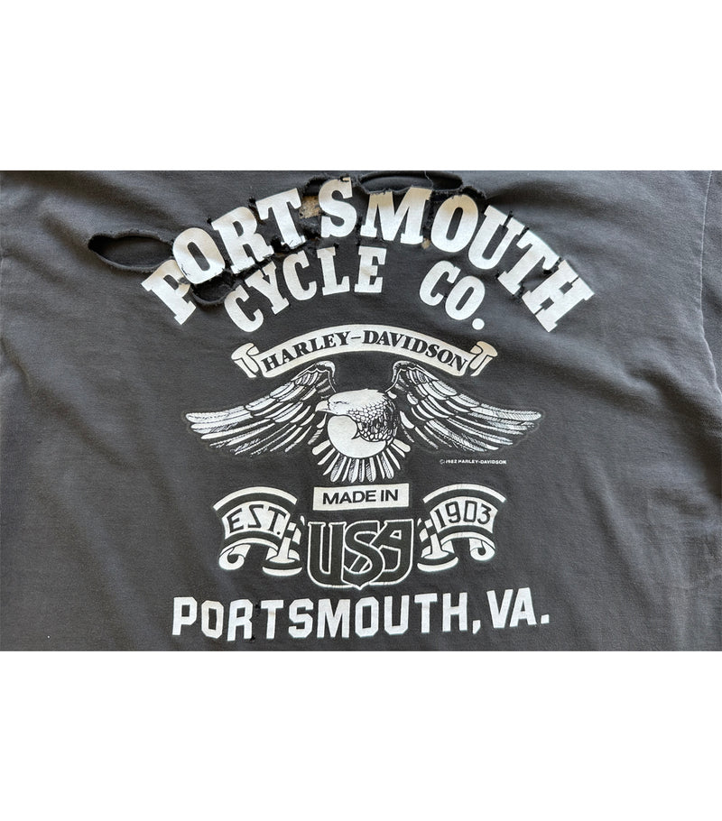 1986 Vintage Harley Davidson - Portsmouth, VA T-Shirt