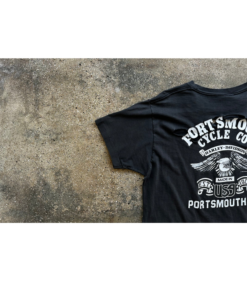 1986 Vintage Harley Davidson - Portsmouth, VA T-Shirt