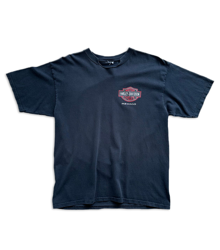 Mexico製 Harley-Davidson mini t-shirt Harley Davidson Cancun Mexico Graphic Shirt Sz Small Black