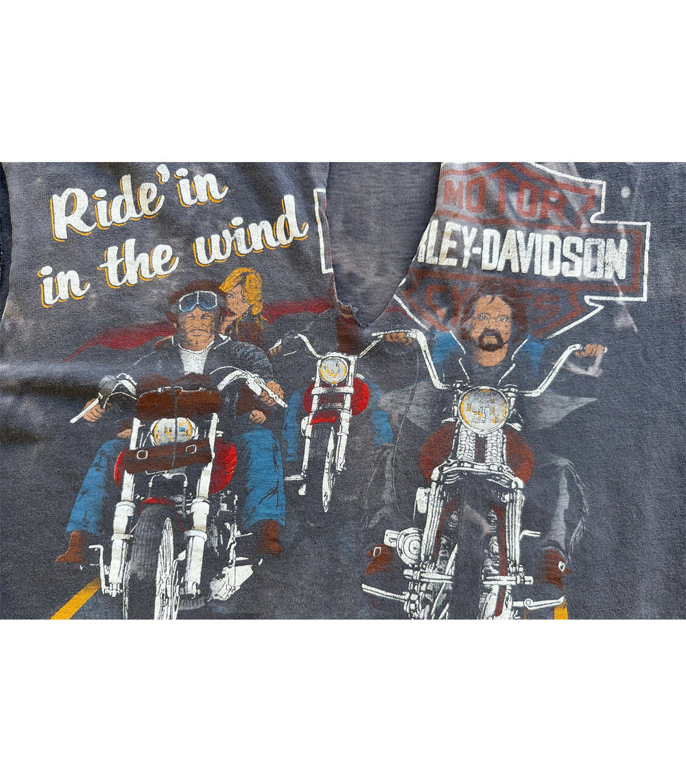90's Vintage Harley Davidson - Ride Like The Wind Sleeveless T