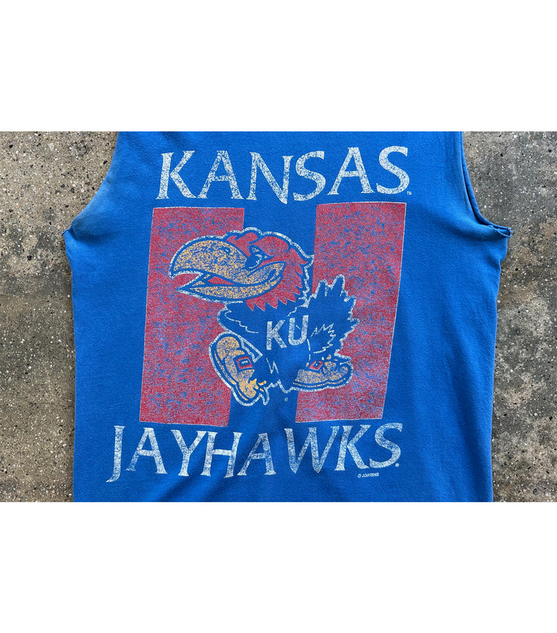 90's Vintage Kansas Jayhawks Sleeveless T-Shirt