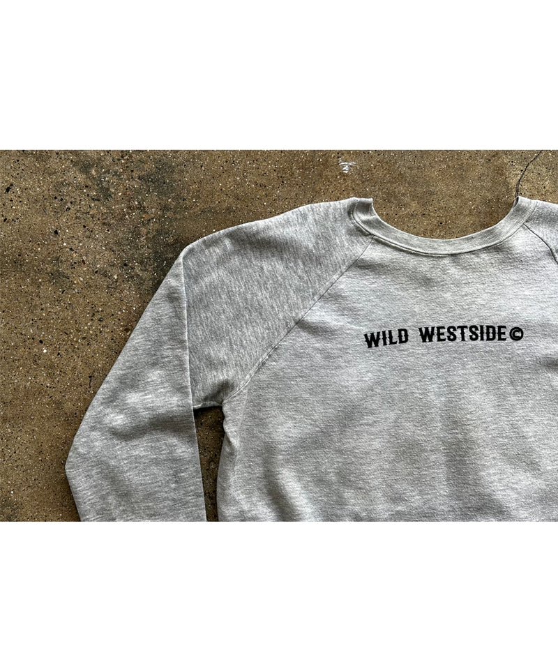 Wild Westside - Hand Crewneck (Heather Grey)