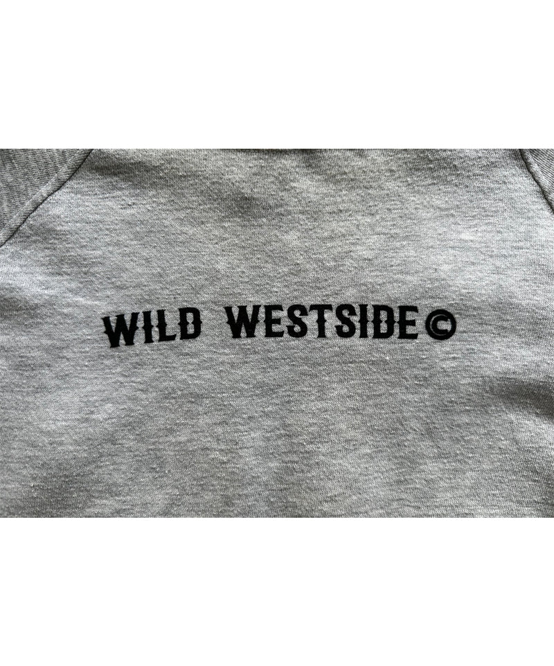 Wild Westside - Hand Crewneck (Heather Grey)