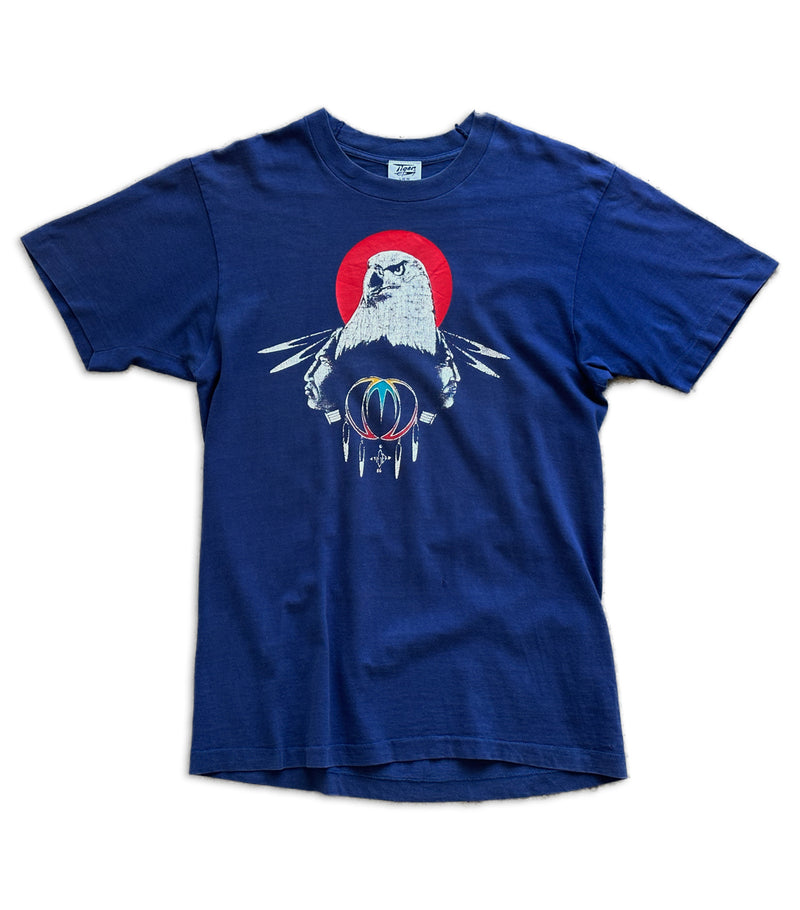 1986 Vintage Native American Eagle T-Shirt