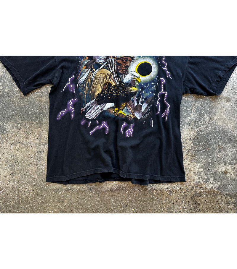 90's Vintage Native American Eagle (All Over Print) T-Shirt