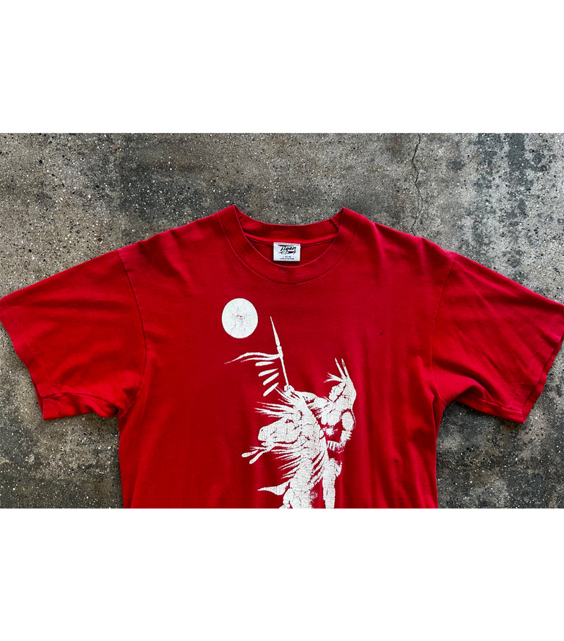 1985 Vintage Native American - Horse & Moon T-Shirt