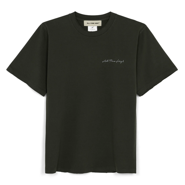 Script Logo Tee - Dark Green