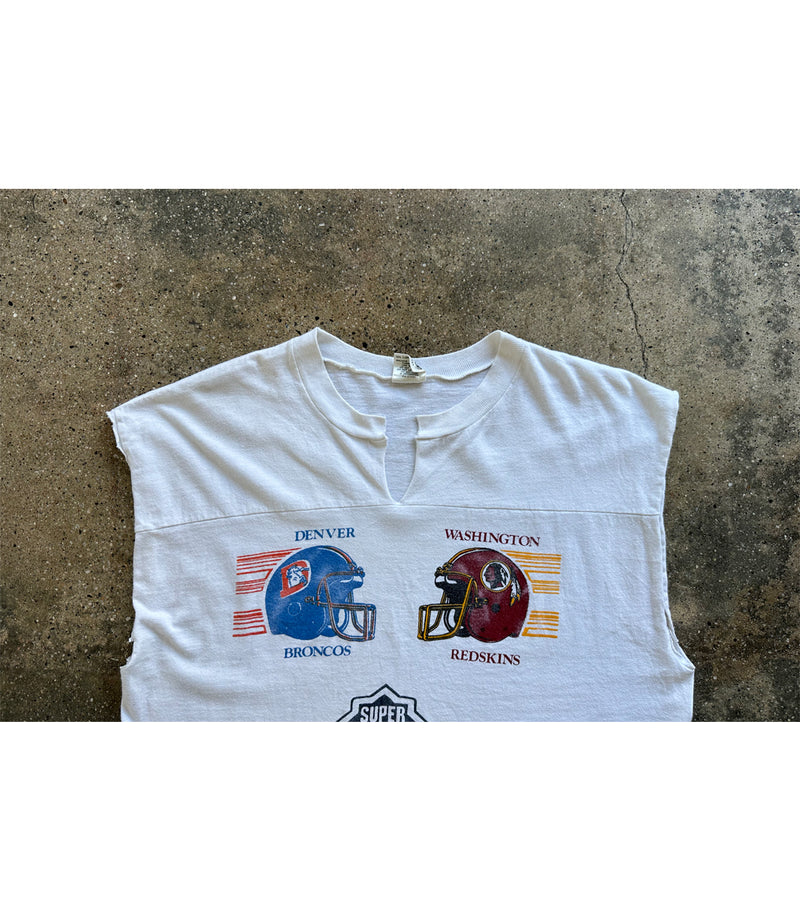 1988 Vintage Super Bowl XXII Sleeveless T-Shirt