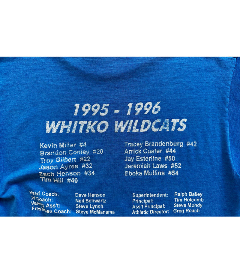 1996 Vintage Whitko Wildcats T-Shirt