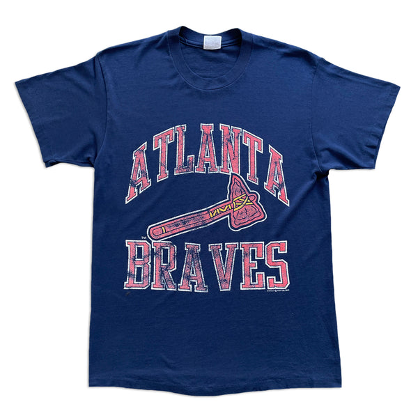 Vintage ATLANTA BRAVES Crew Neck sweatshirt - Depop