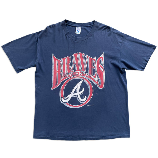 Atlanta braves throwback t sales shirt