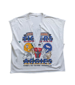 1997 Vintage Tigers vs Aggies Sleeveless T-Shirt