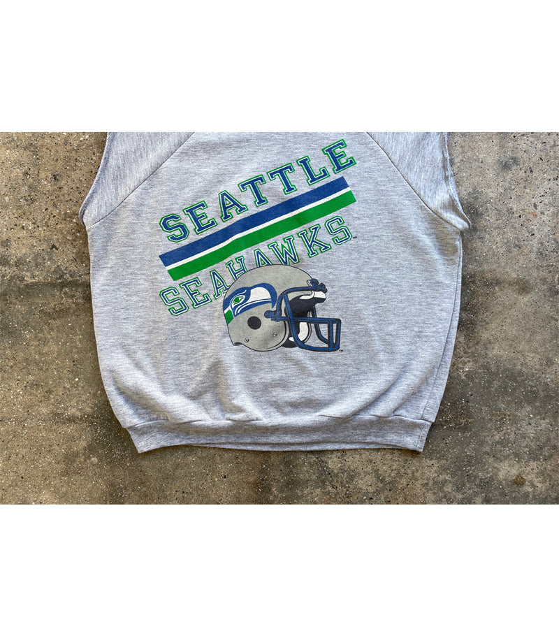 90's Vintage Seattle Seahawks Sleeveless Crewneck