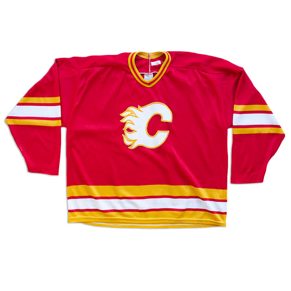 Vintage Calgary Flames NHL Pro Player Hockey Jersey: L – Philthy Vintage  Clothing
