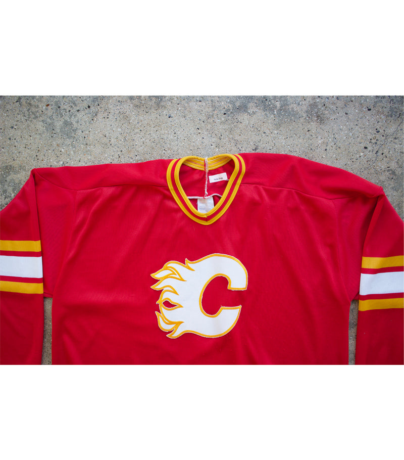 Vintage NHL (Woody Sports) - Calgary Flames Sweatshirt 1990 Medium