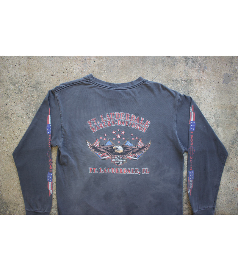 90's Vintage Harley Davidson - Ft. Lauderdale L/S T-Shirt
