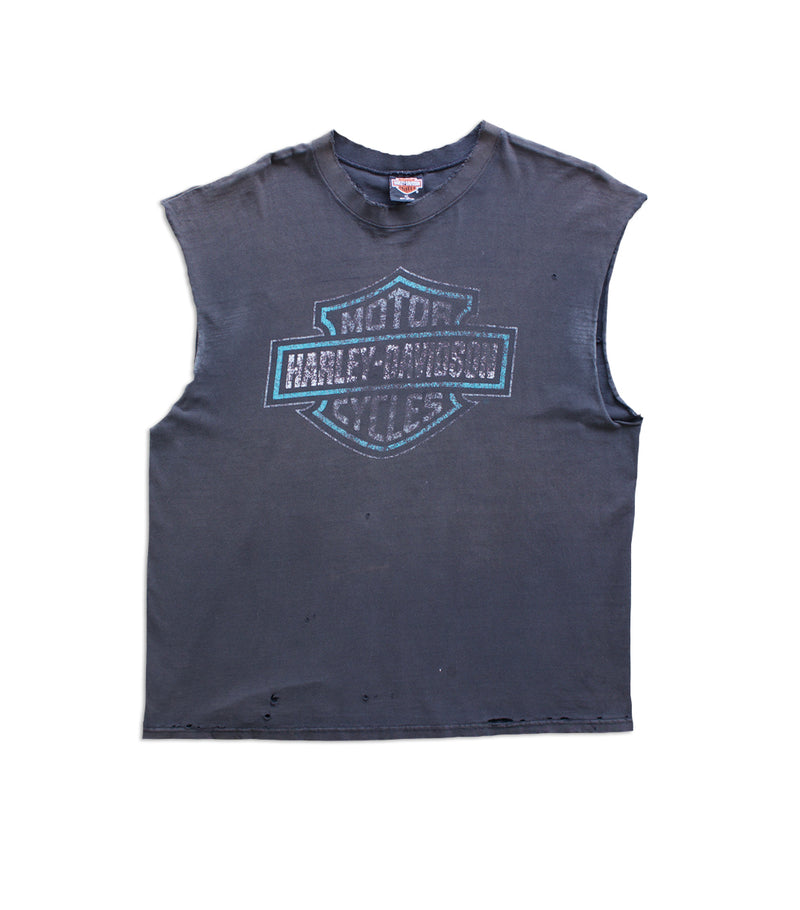 90's Vintage Harley Davidson - Meredith Sleeveless T-Shirt – Saints