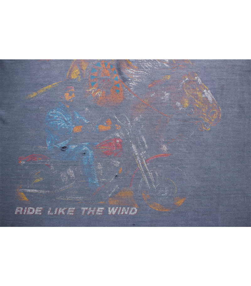 90's Vintage Harley Davidson - Ride Like The Wind T-Shirt