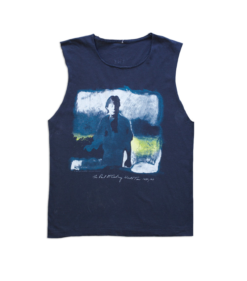 1989 Vintage Paul McCartney Sleeveless T-Shirt