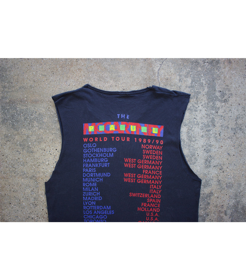 1989 Vintage Paul McCartney Sleeveless T-Shirt