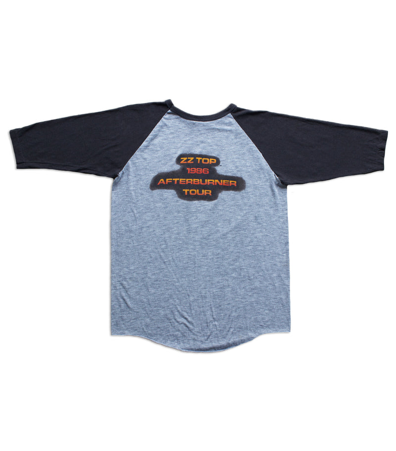 1986 Vintage ZZ Top Baseball T-Shirt